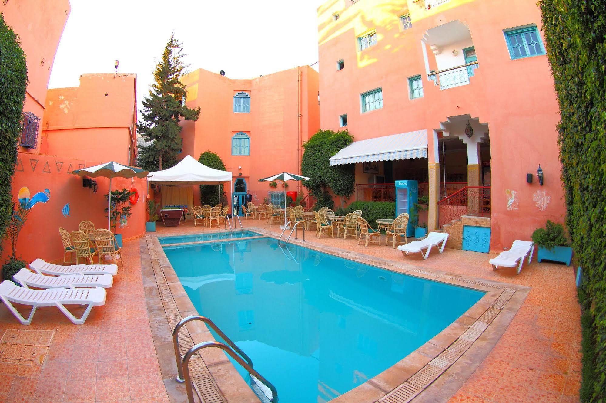 Hotel Auberge Du Littoral Aourir Buitenkant foto
